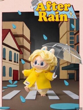 POP MART •THE MONSTERS Hair Salon Series •After Rain Labubu • Blonde Plush!